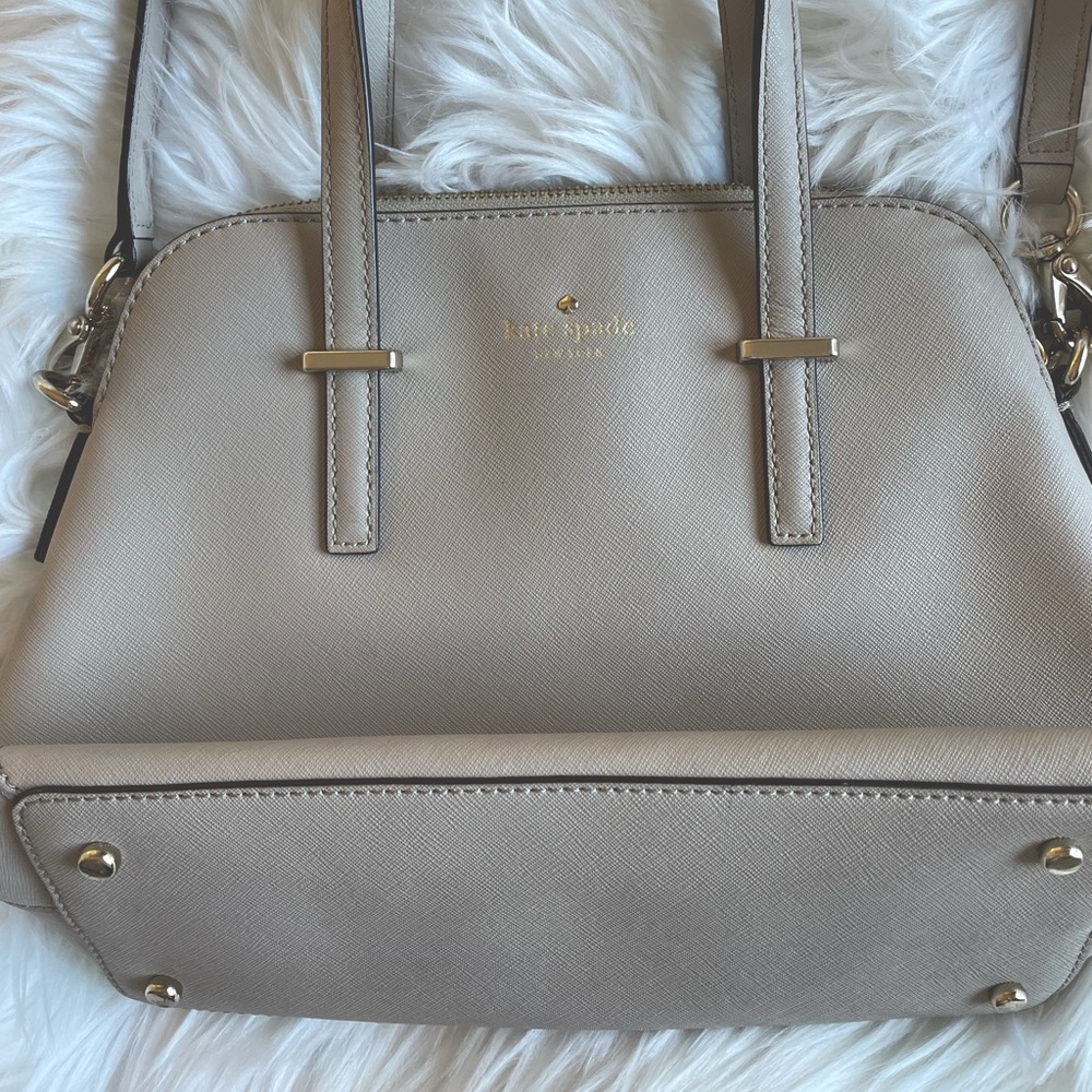 Kate Spade neutral cream over the shoulder purse